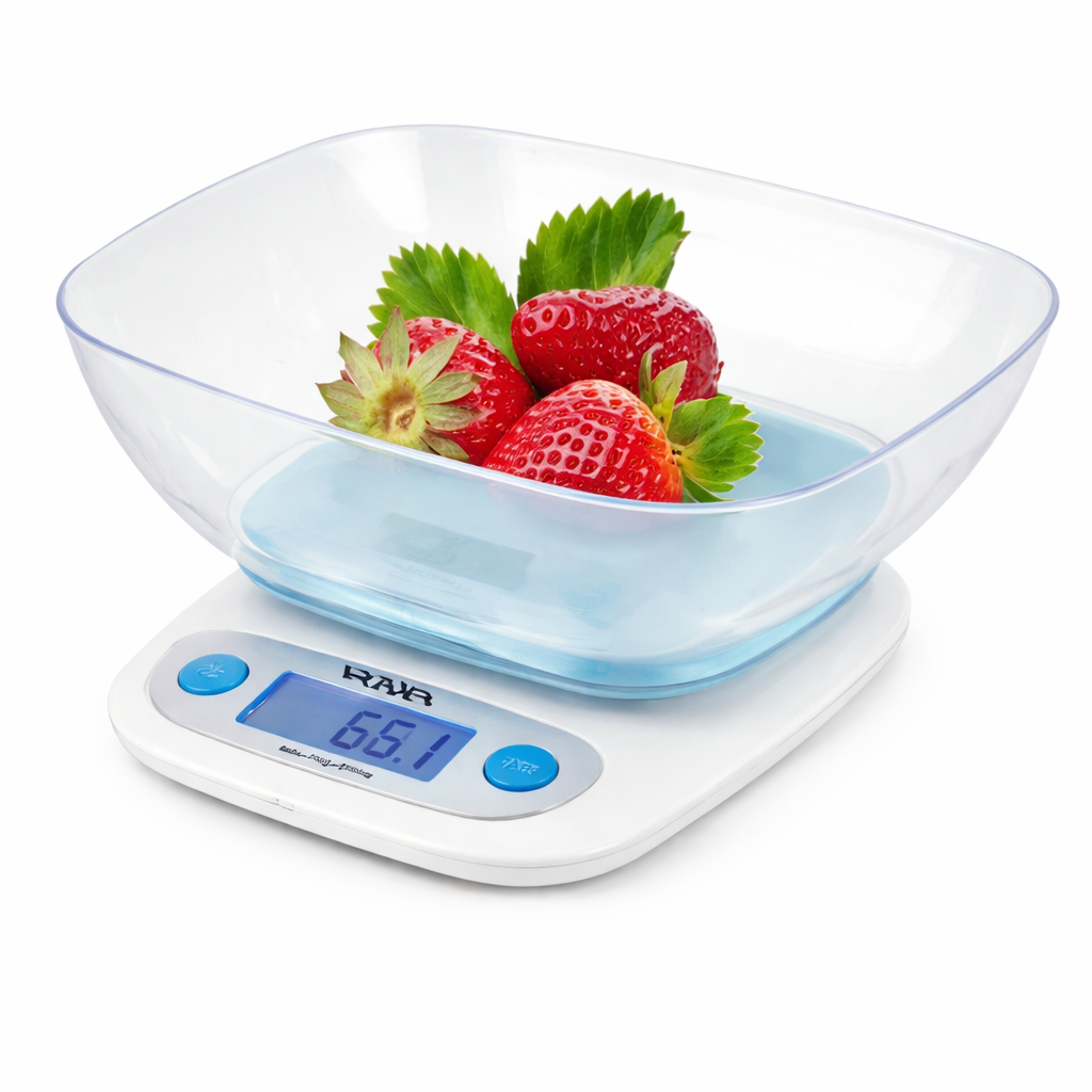Balanza Digital de Cocina A-WS7703 7Kg con Recipiente