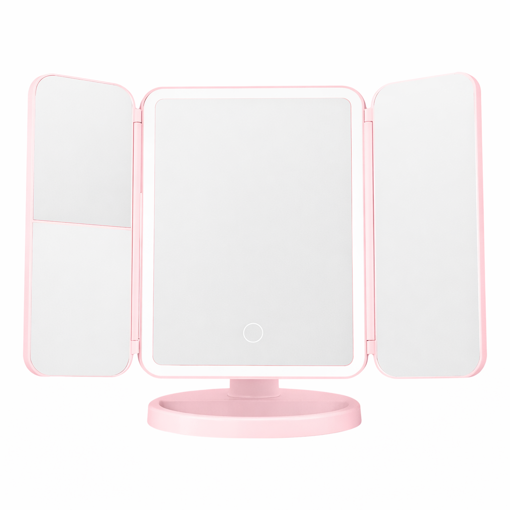 Espejo LED para Maquillaje A-M16 Triple Panel con Aumento