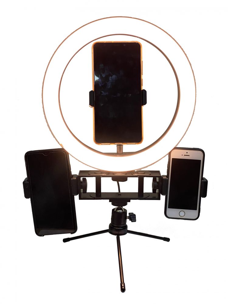 Aro Led con Soporte SATE A-MK09 10 Pulgadas USB
