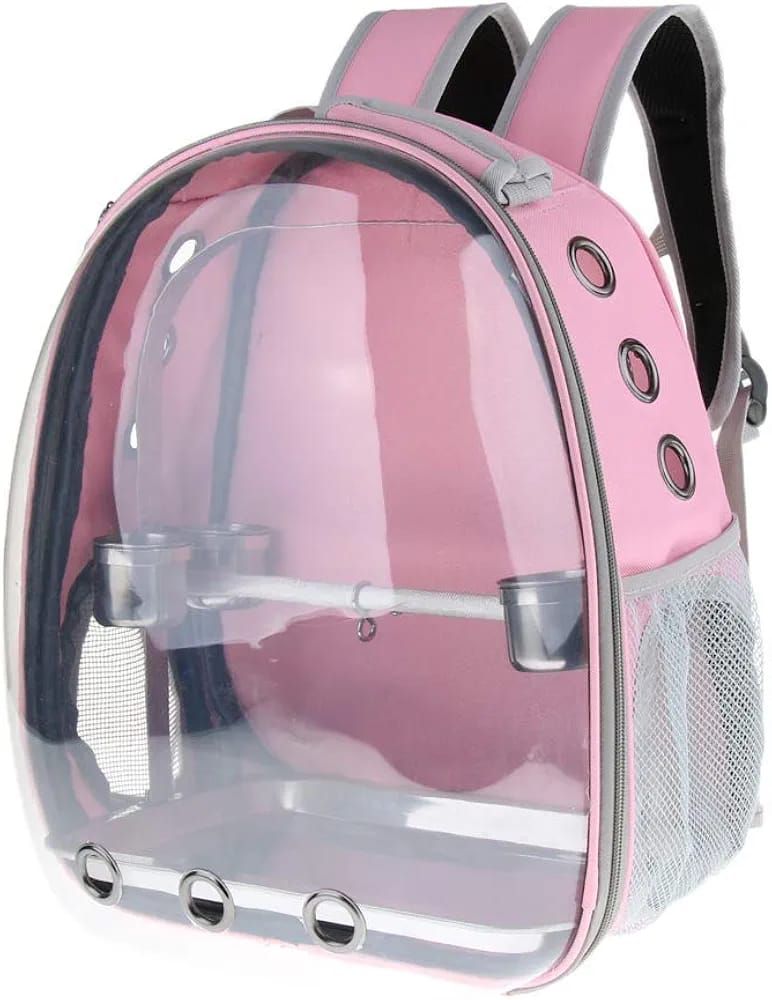 Mochila para mascotas sate A-MM1804 rosada