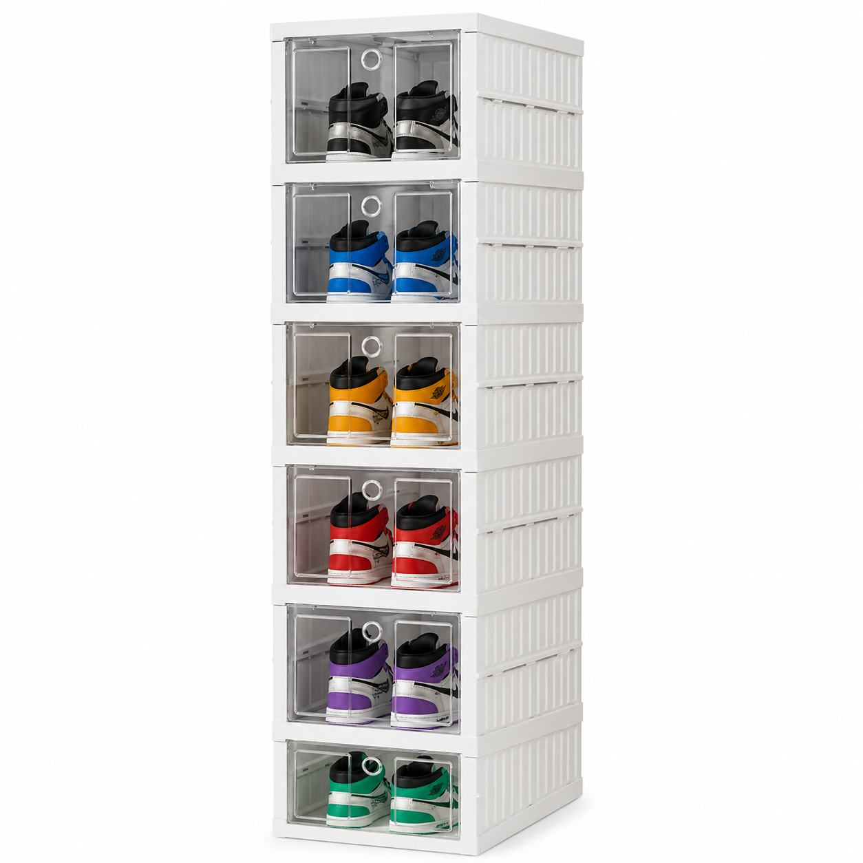 Estante Organizador de Calzado SATE N-1036 6 Niveles Compacto
