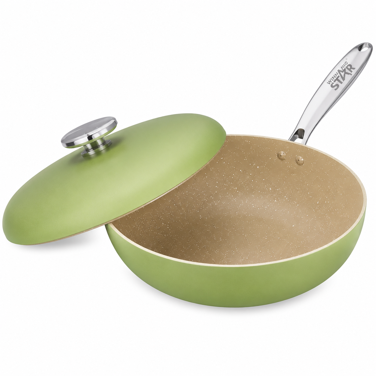 Sartén Antiadherente Winning Star ST-5205 con Tapa 32 cm