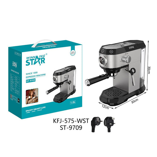 Cafetera eléctrica Winning Star ST-9709 color negro