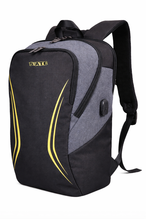 Mochila para Notebook SATE A-KP1859 15.6” Negra Anti Robo con Alarma y USB