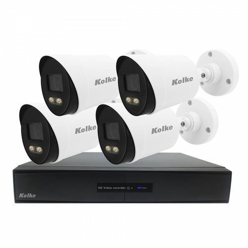 KIT 8 CANALES 5.0MP COLORVU CON AUDIO KUK-593