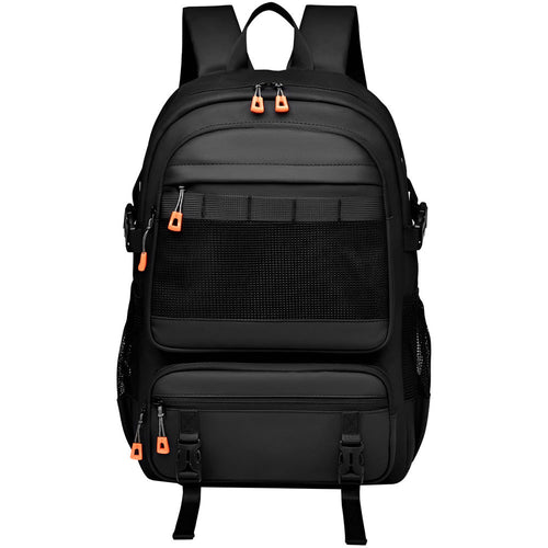 Mochila para notebook SATE A-KP705 negra 15.6 pulgadas con compartimentos