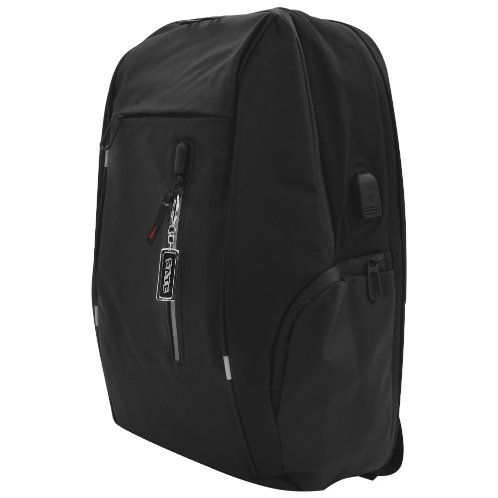 Mochila para notebook SATE A-KP702 negra 15.6 pulgadas con USB