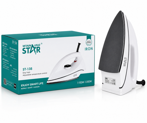 Plancha Winning Star ST-138 1300W Blanca