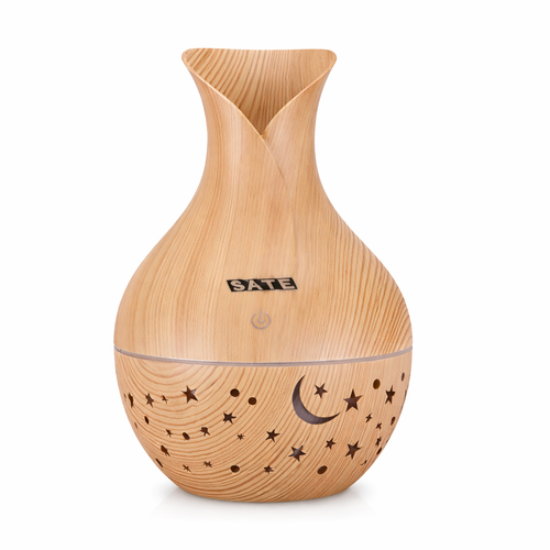 Humidificador Sate A-H6713 Difusor de Aroma 130ml Color Madera