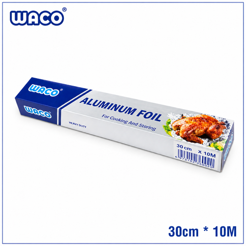 Papel Aluminio W168 30cm x 10m Rollo Resistente
