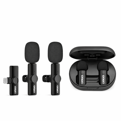 Micrófono Inalámbrico SATE A-MK232 Lightning Doble con Estuche