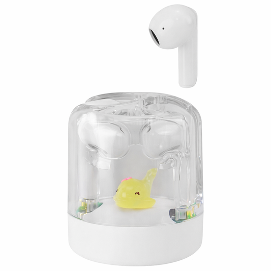 Auriculares Bluetooth SATE AE-T63 Blanco con Sonido de Alta Definición
