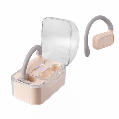 Auriculares Bluetooth SATE AE-6500 Beige con Control Táctil