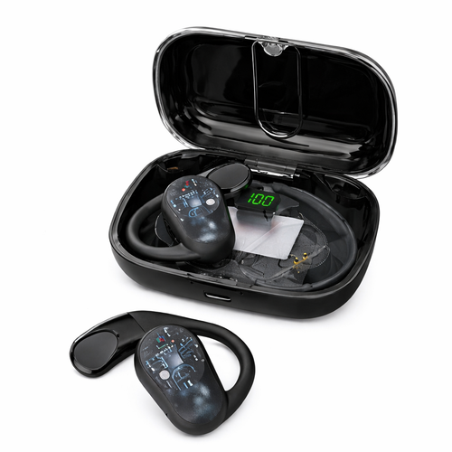 Auriculares Bluetooth SATE AE-6511 Negro con Control Táctil
