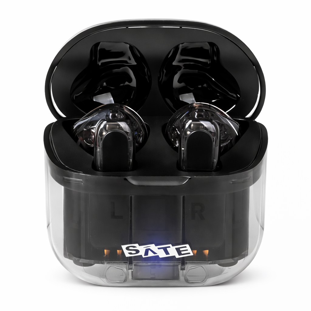 Auriculares Bluetooth SATE A-F31 Negro con Control Táctil