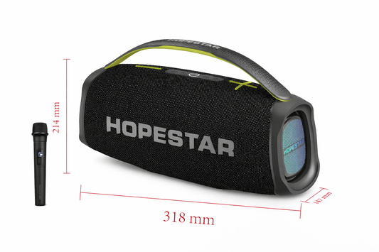 Speaker Bluetooth SATE Hopestar HS-1371 70W con Luces LED y Micrófono