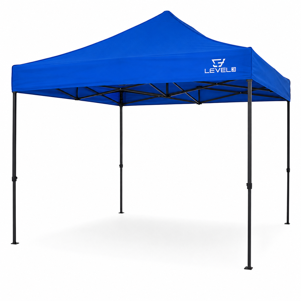 TOLDO PLEGABLE 3X3 AZUL C/ PROTECCION UV