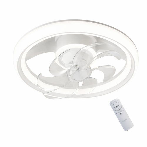Ventilador de Techo con Luminaria A-FAN101 44W Blanco