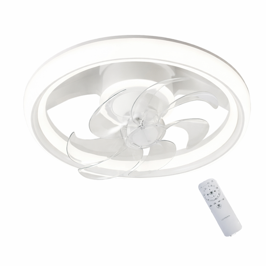 Ventilador de Techo con Luminaria A-FAN101 44W Blanco