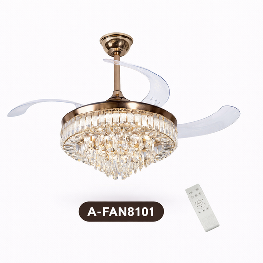 Ventilador de Techo con Luminaria A-FAN8101 78W Blanco