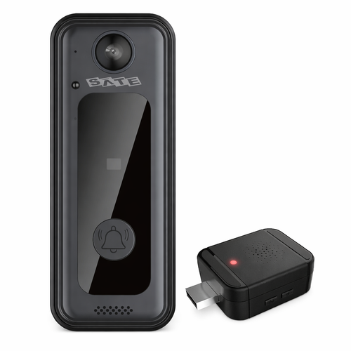 Timbre Inalámbrico WiFi HD Negro A-DB22