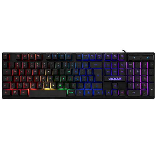 Teclado USB Multimedia LIGHT AK-891 Portugués 104 Teclas
