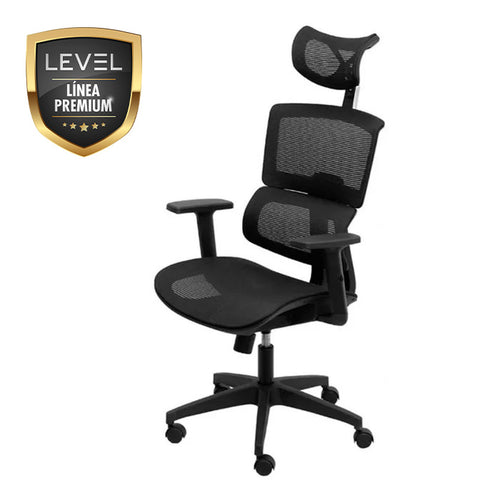 SILLA DE OFICINA LEVEL GINEBRA LVS-226