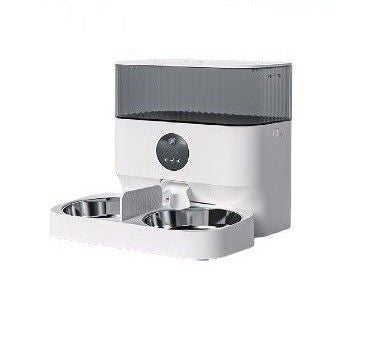 Alimentador automático para gatos A-D5LVH con cámara app 5L doble compartimento