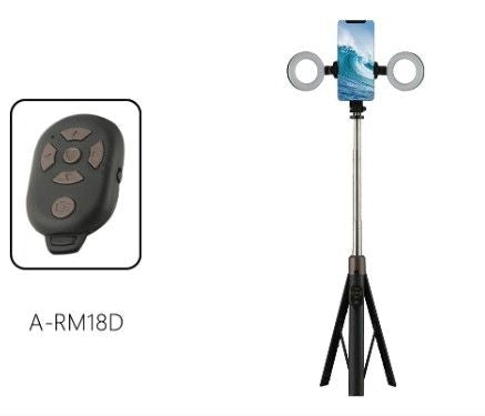 Palo de selfie SATE A-RM18D con luz y control remoto