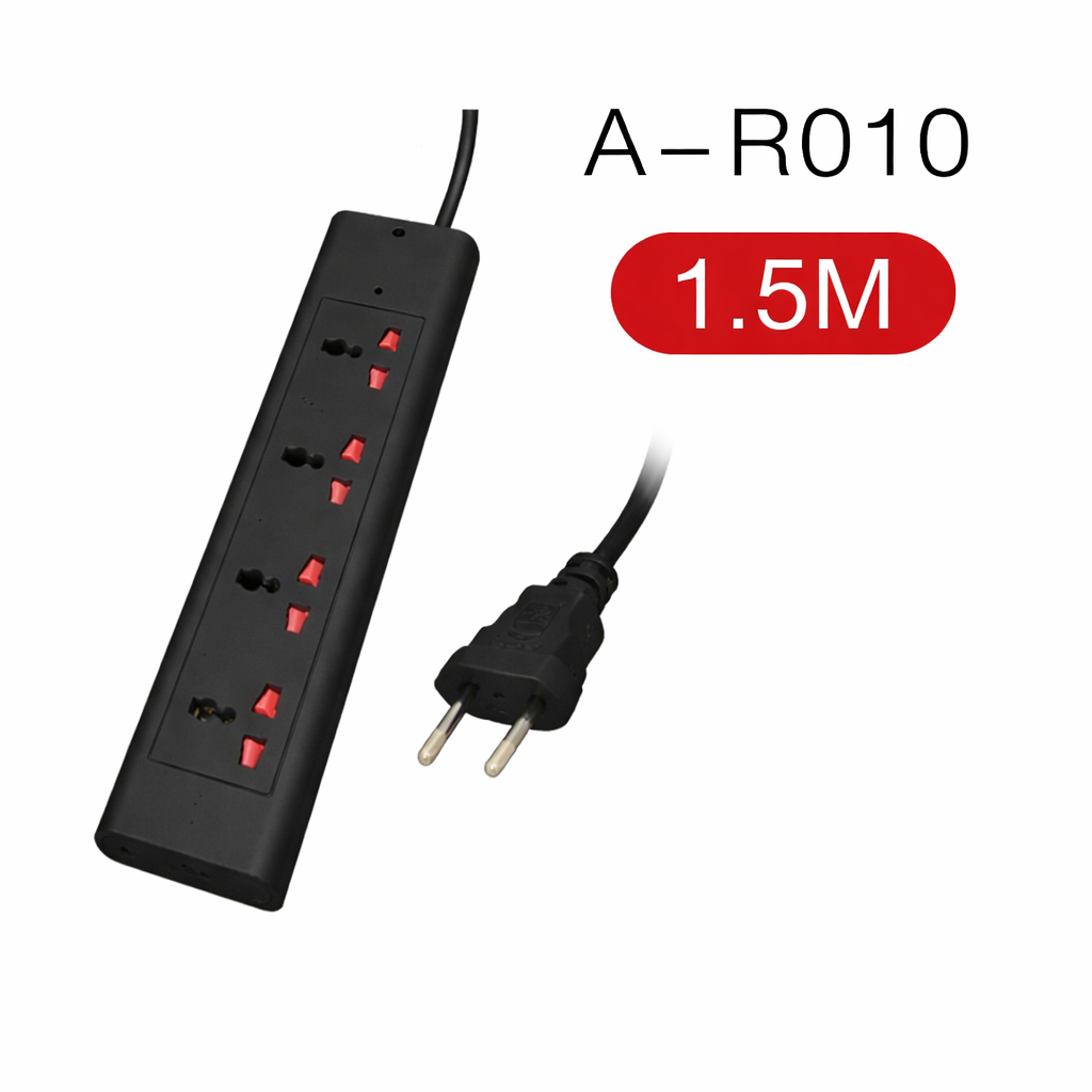 Prolongador Eléctrico SATE A-R10 4 Tomas con Protección RESET