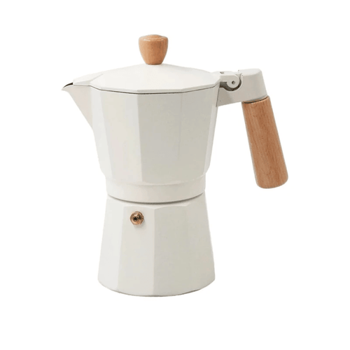 CAFETERA ITAL. ALUM 300ML 6T CREMA M/MAD VARENNA