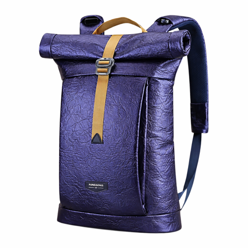 Mochila para Viaje SATE A-K3228W-3 Azul Cuero Impermeable