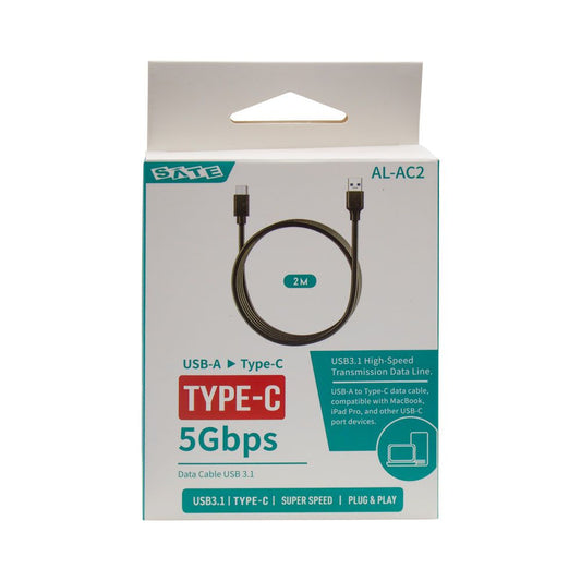 Cable Carga Rápida AL-AC2 USB-A a USB-C