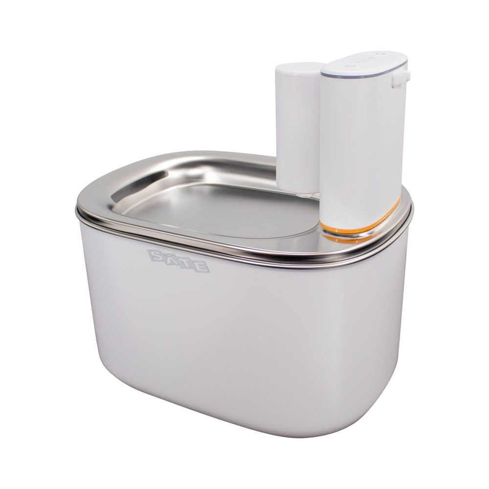 Bebedero para mascotas sate A-MSWF072 blanco