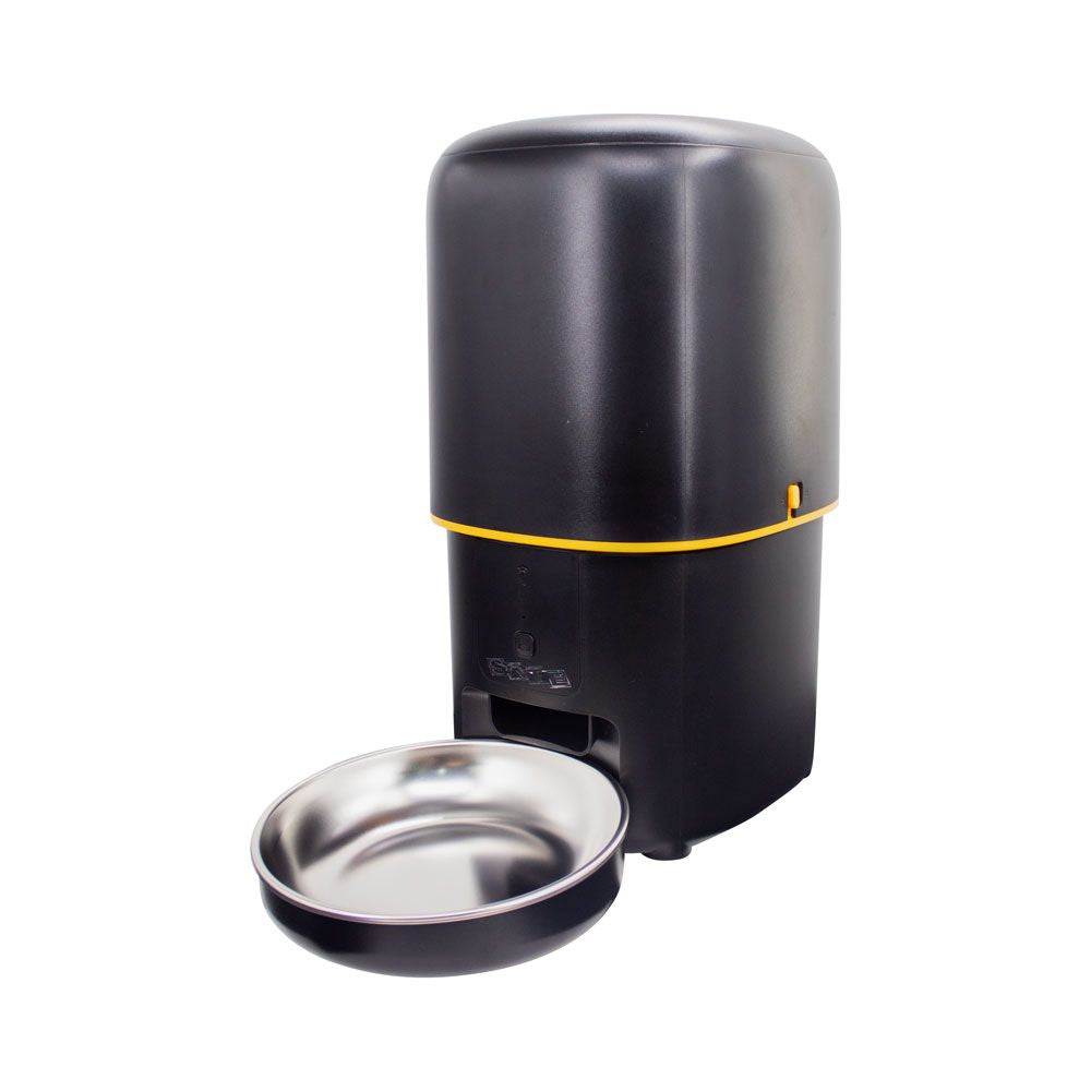 Alimentador automático para mascotas A-MSPF021 con app 4L negro