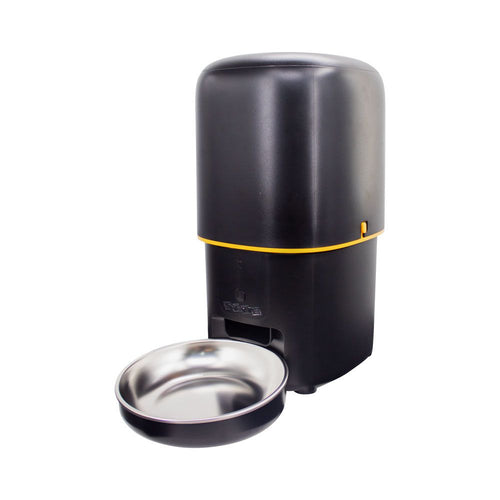 Alimentador automático para mascotas A-MSPF021 con app 4L negro
