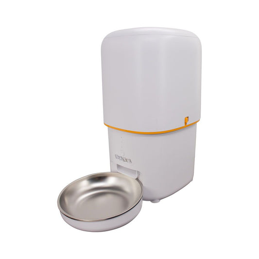 Alimentador automático para mascotas A-MSPF022 con app 4L blanco