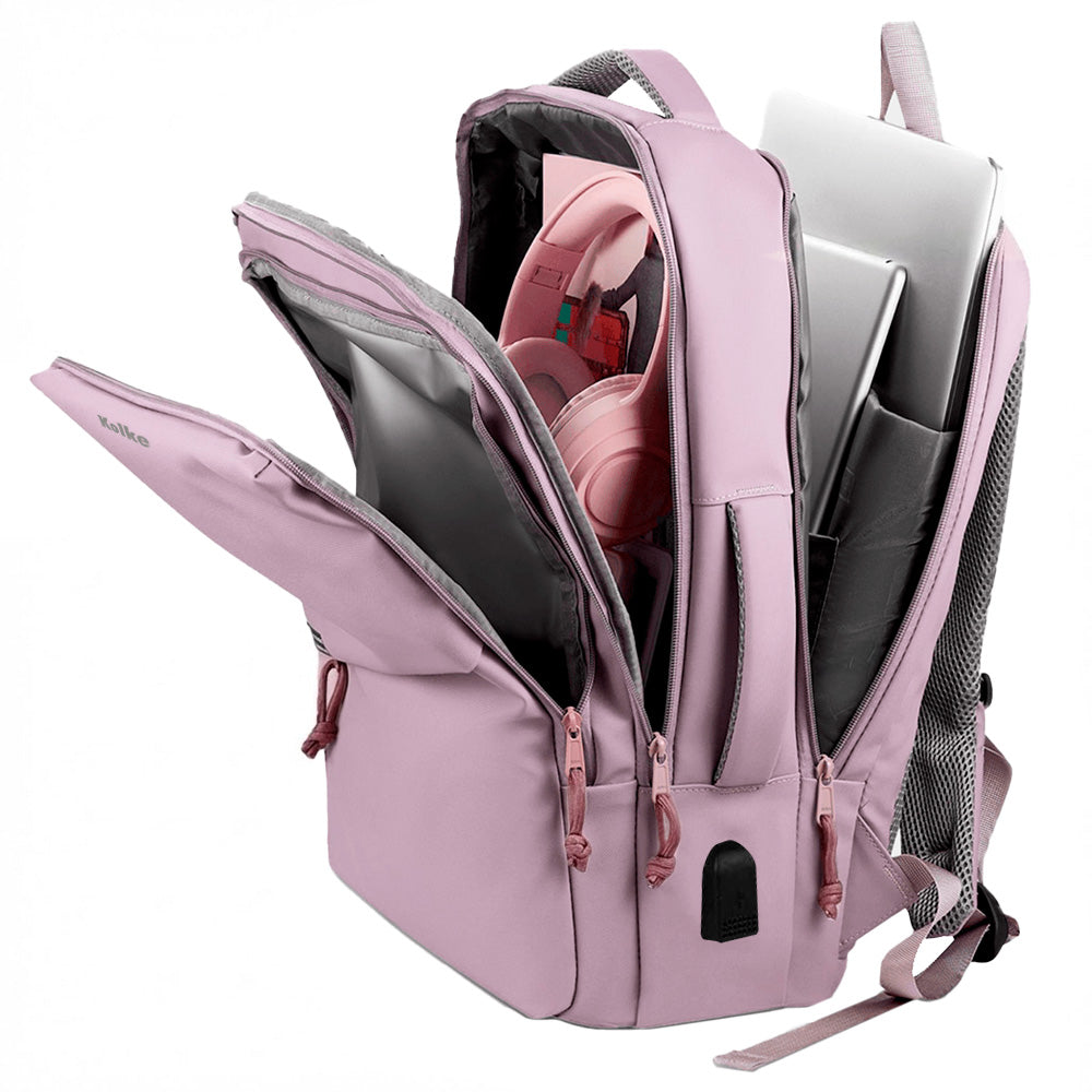 MOCHILA KOLKE MULTIFUNCIONAL NOBBY KVM-786 ROSA