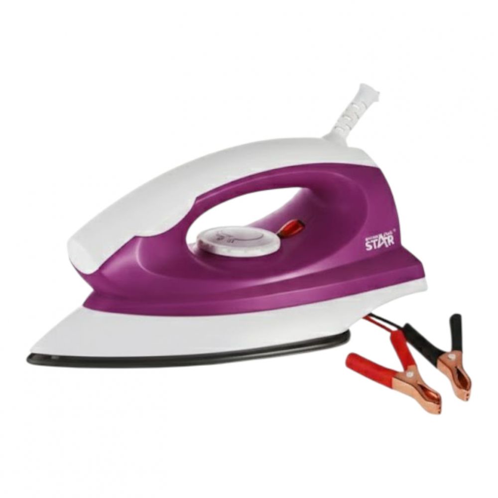 Plancha Winning Star ST-5009 color lila y blanco