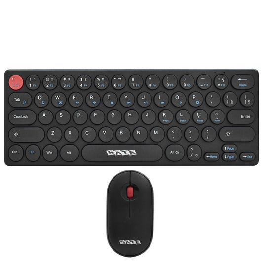 Teclado y Mouse Inalámbrico AK-6011G Portugués 2.4GHz
