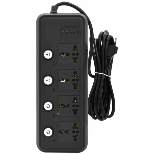 Prolongador eléctrico SATE A-R383 3 metros 8 tomas de colores 2500W