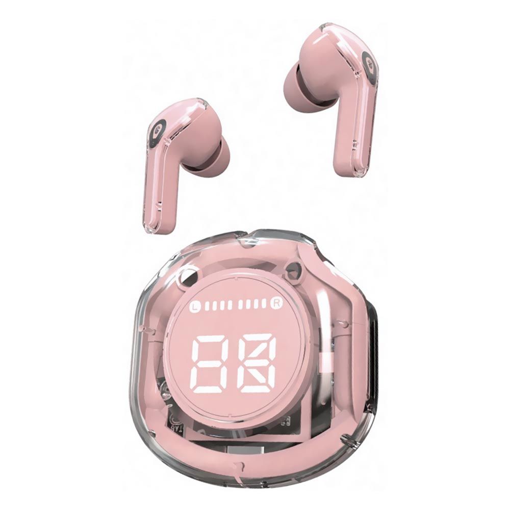 Auriculares Bluetooth SATE AE-6216 color rosado