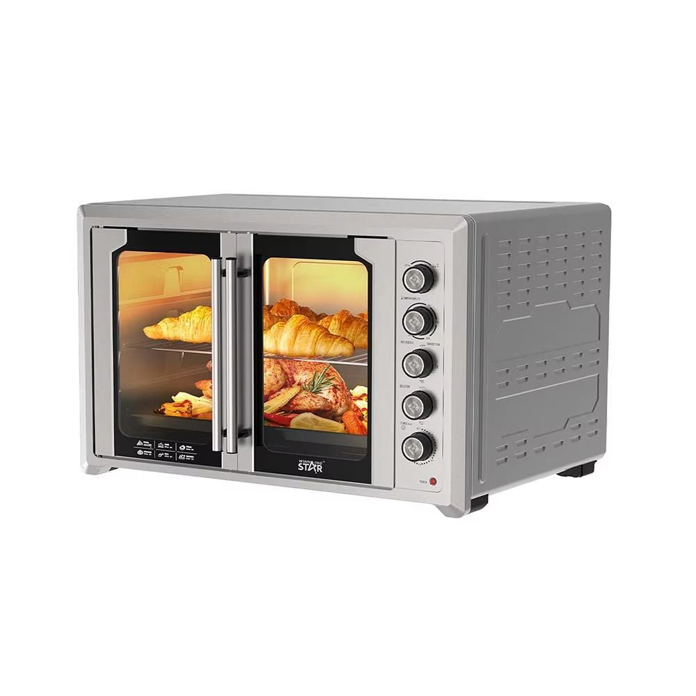Horno eléctrico Winning Star ST-9853 120 litros doble puerta