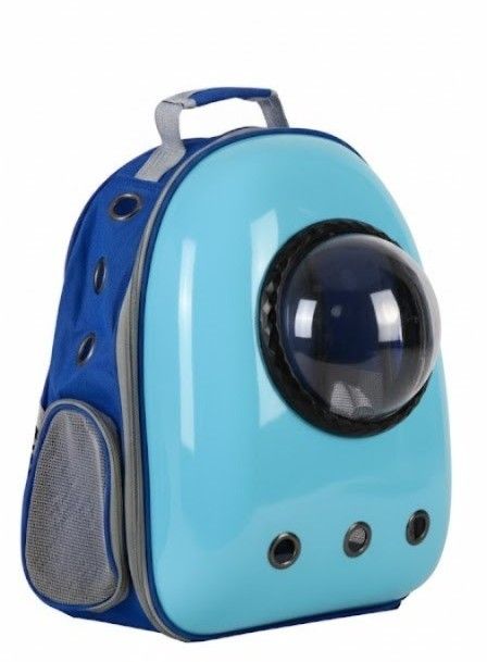 Mochila para mascotas sate A-MM1820 azul y celeste