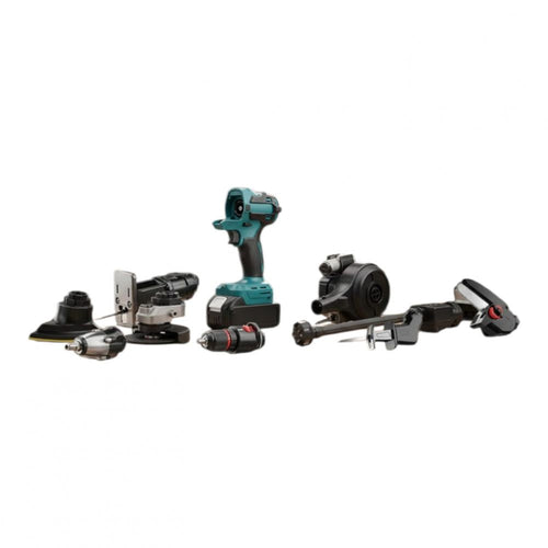 Kit de herramientas A-TK1221 12 en 1 con 2 baterías recargables 48V