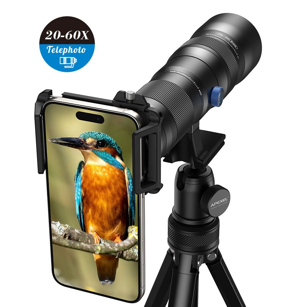 Lente zoom 20X-60X para celular APL-20-60XJJ29 teleobjetivo HD