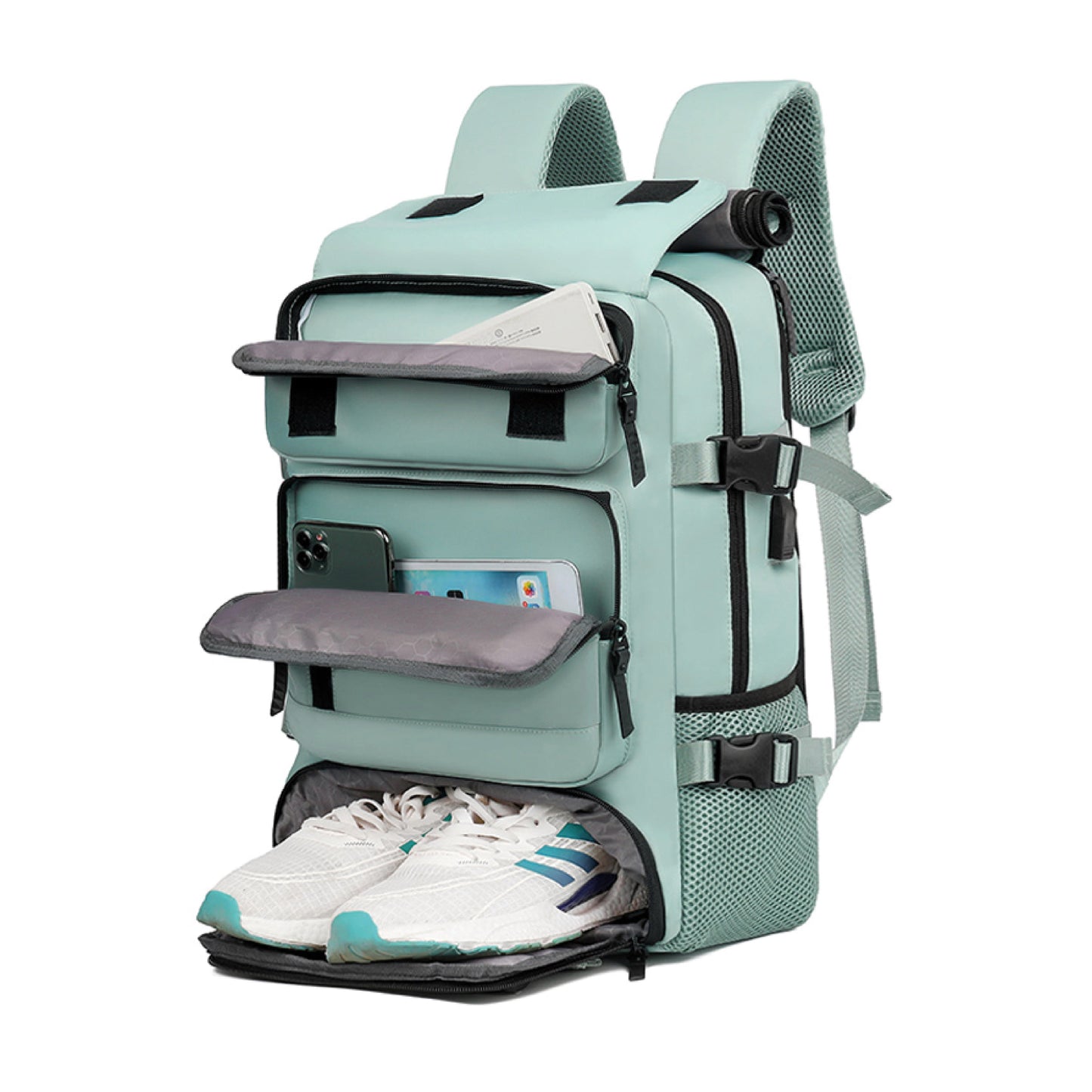 MOCHILA DE VIAJES HIKES KVM-720 VERDE